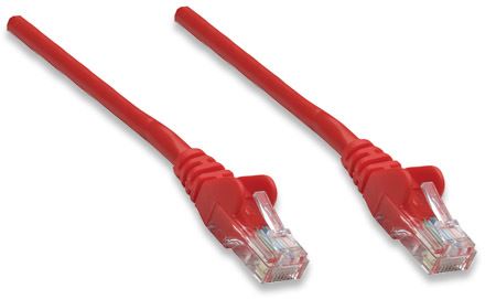 Intellinet prespojni mrežni kabel Cat.5e UTP PVC 3m crveni