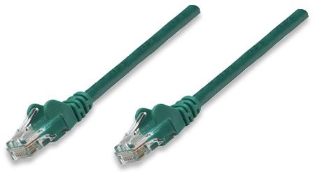 Intellinet prespojni mrežni kabel Cat.5e UTP PVC 3m zeleni