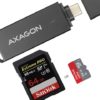 AXAGON CRE-S2C USB 3.0 Type-C čitač memorijskih kartica SD/microSD