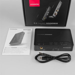 AXAGON ADA-71 USB2.0 - SOUNDbox real 7.1 Audio Adapter
