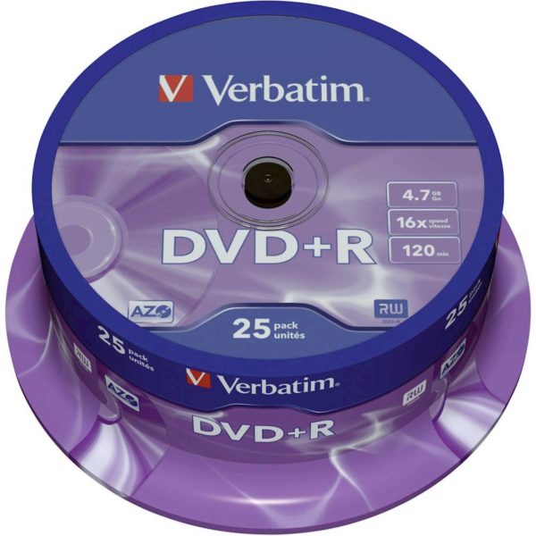 DVD+R MEDIJ VERBATIM 25PK CB 16X  4