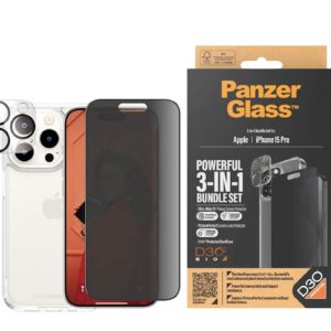 Bundle PanzerGlass iPhone 15Pro Privacy