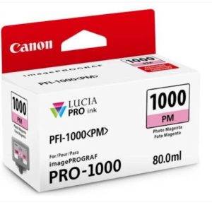 Tinta CANON PFI-1000 PHOTO MAGENTA