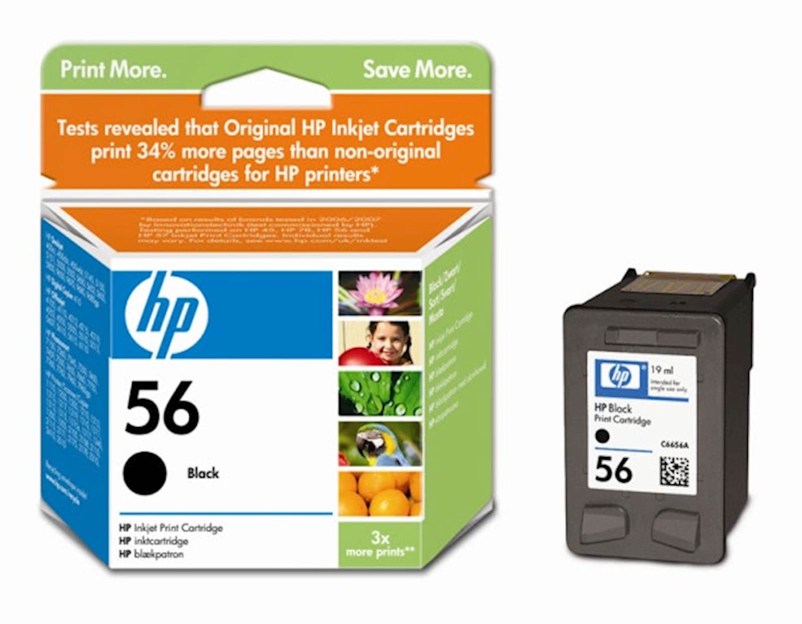 Tinta HP black 56