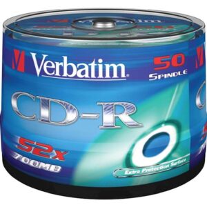 CD-R MEDIJ VERBATIM 50PK CB 52X 700MB 50PK na postolju