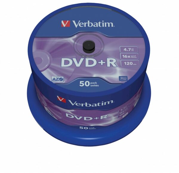 DVD+R MEDIJ VERBATIM 50PK CB 16X 4 DVD+R MEDIJ VERBATIM 50PK CB 16X 4
