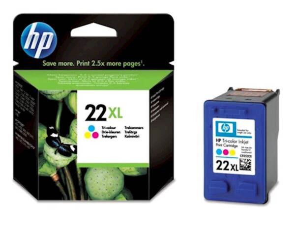 Tinta HP color 22 XL Tinta HP color 22 XL