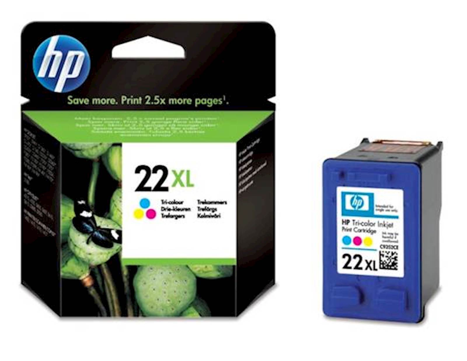 Tinta HP color 22 XL