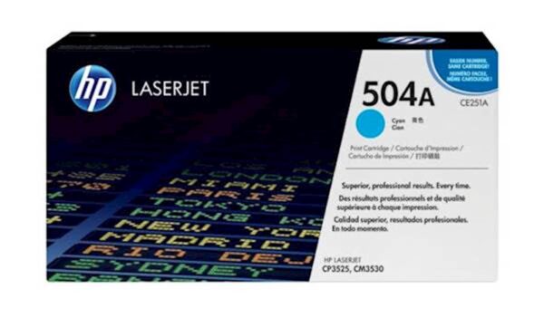 Toner HP cyan 504A Toner HP cyan 504A