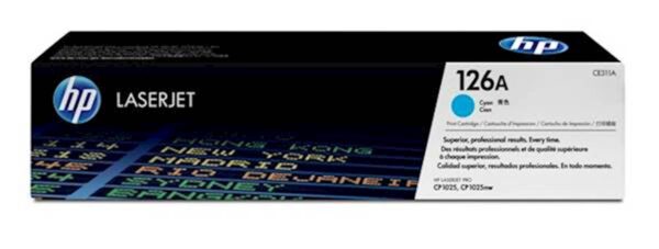 Toner HP cyan 126A Toner HP cyan 126A