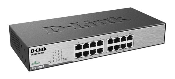 Switch DLINK 16-Port Fast Ethernet DES-1016D/E Switch DLINK 16-Port Fast Ethernet DES-1016D/E