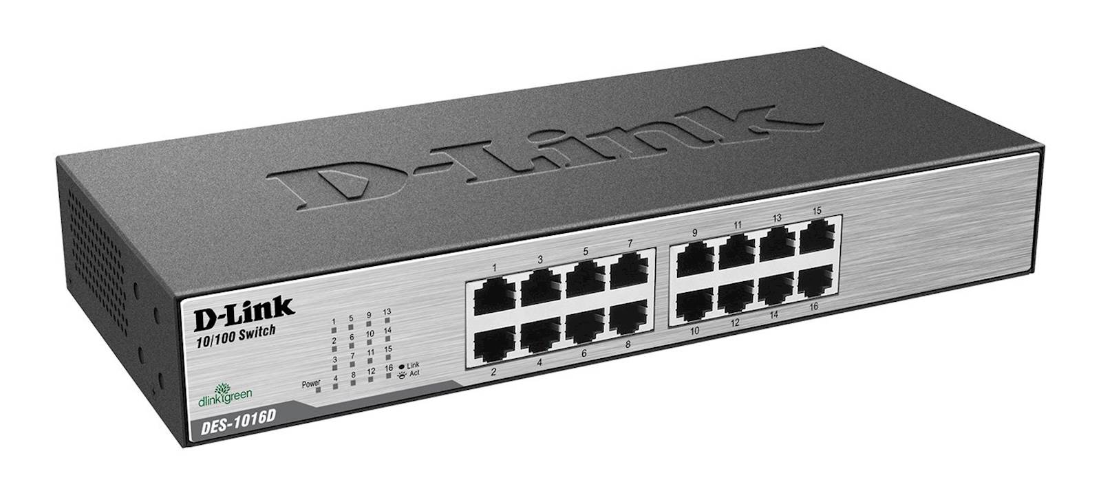 Switch DLINK 16-Port Fast Ethernet DES-1016D/E