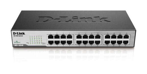 Switch DLINK 24-port Fast Eth Unmnged DES-1024D/E Switch DLINK 24-port Fast Eth Unmnged DES-1024D/E