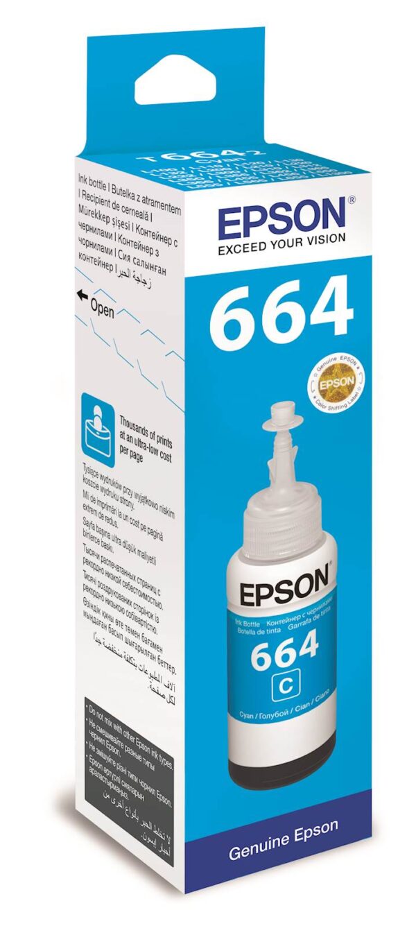 Tinta EPSON EcoTank ITS T6642 Cyan 70ml Tinta EPSON EcoTank ITS T6642 Cyan 70ml