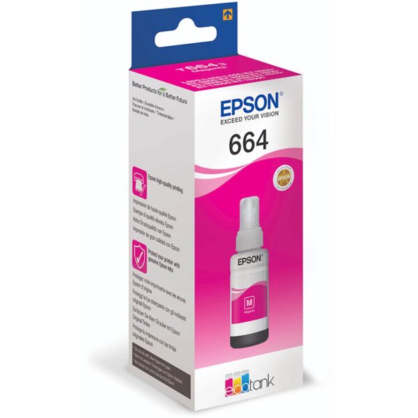 Tinta EPSON EcoTank ITS T6733 Magenta 70ml Tinta EPSON EcoTank ITS T6733 Magenta 70ml