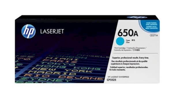 Toner HP cyan 650A Toner HP cyan 650A