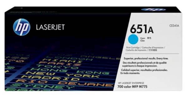 Toner HP cyan 651A Toner HP cyan 651A