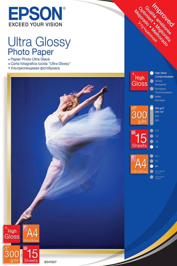 Papir EPSON Ultra Glossy A4 Papir EPSON Ultra Glossy A4