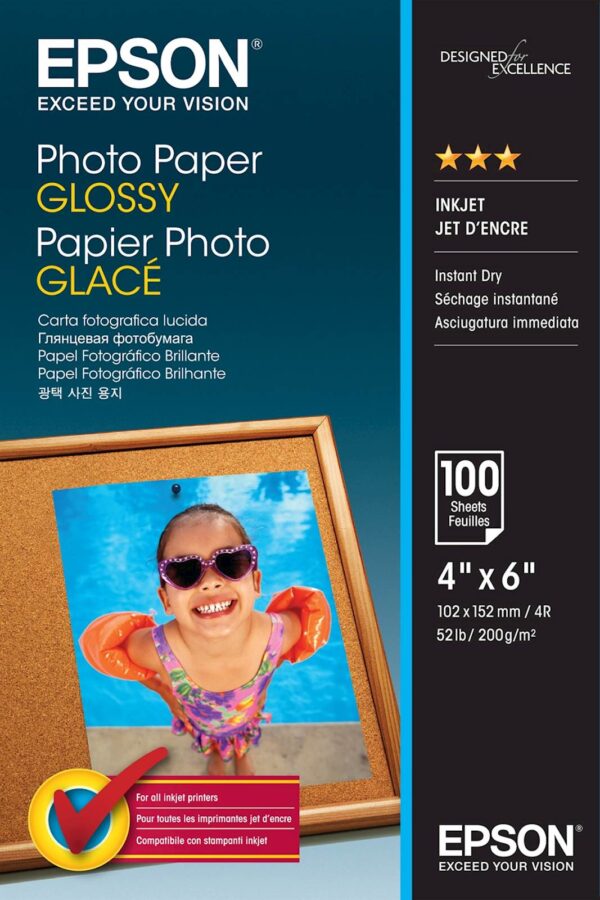 Papir EPSON Glossy 10x15 Papir EPSON Glossy 10x15