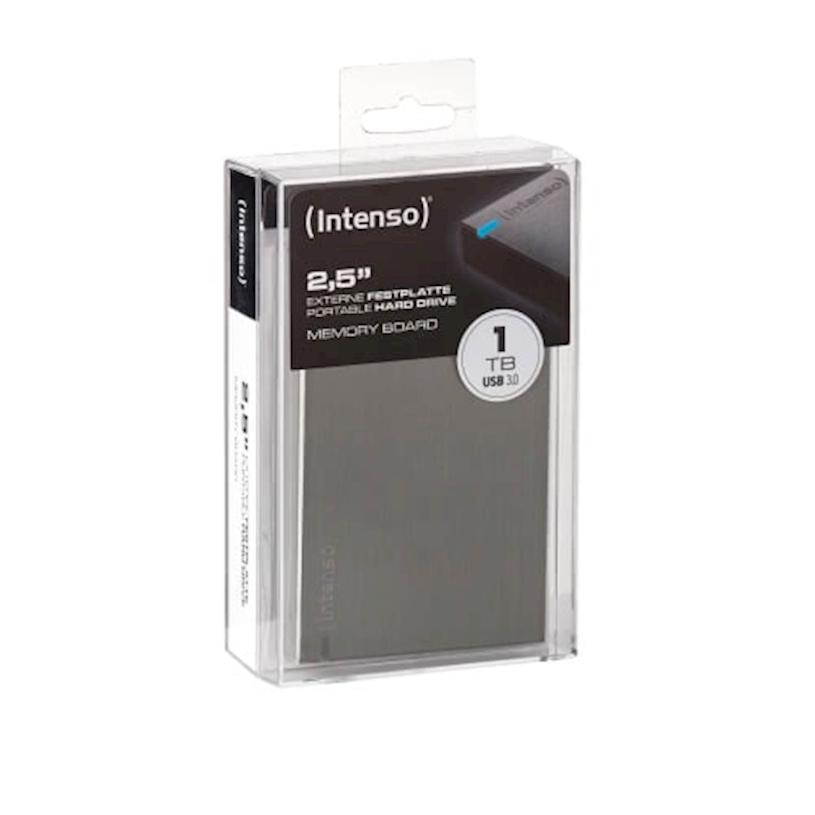 HDD Intenso EXT 1TB MEMORY BOARD, ALU, USB 3.0, 85MB/75MB/s