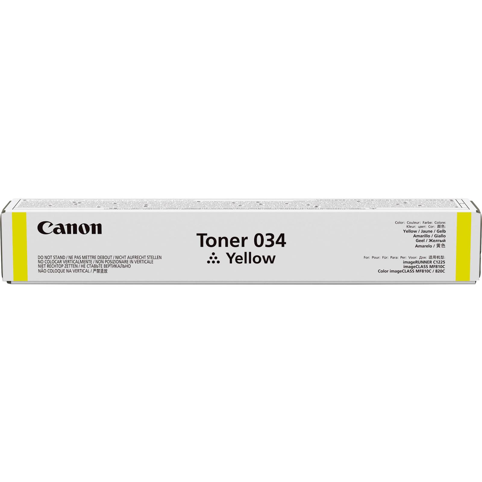 Toner CANON 034 Yellow
