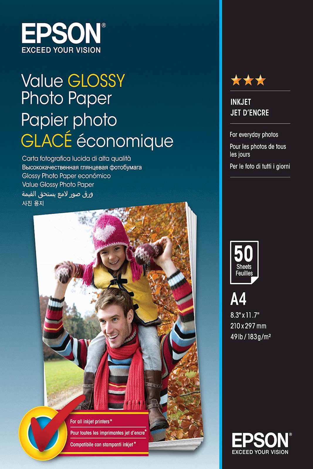 Papir EPSON Glossy A4