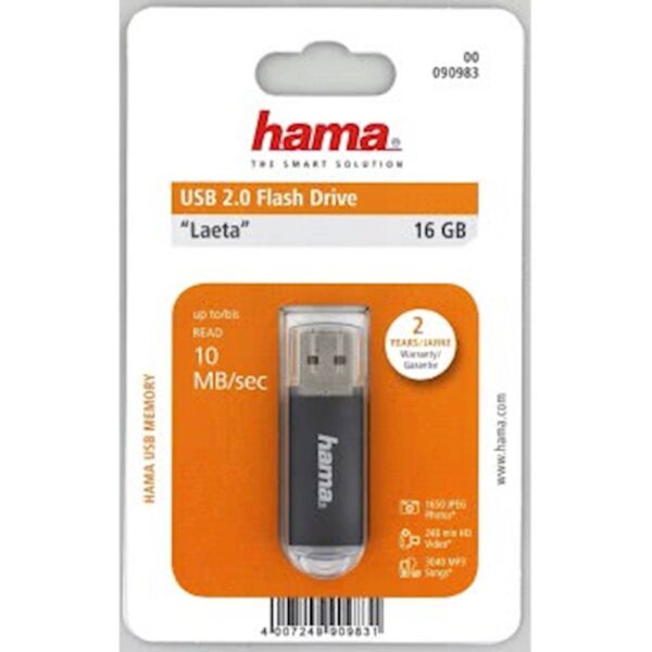 USB HAMA LAETA 2.0 16GB USB HAMA LAETA 2.0 16GB