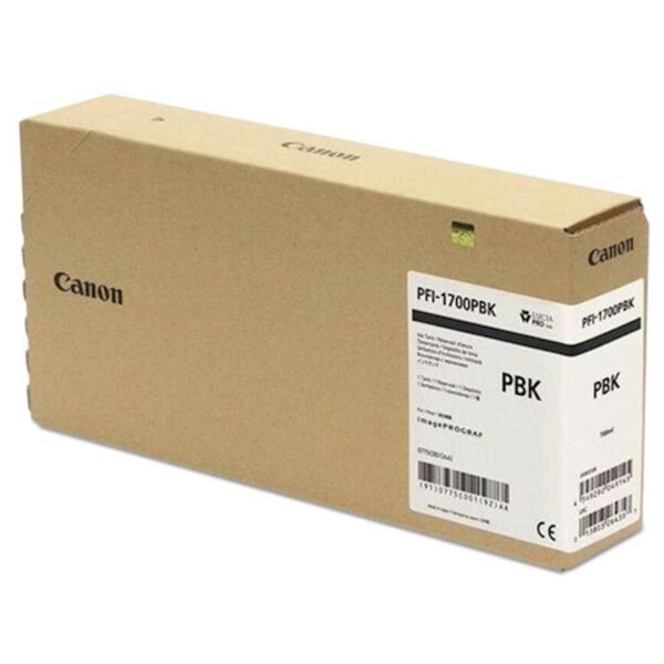 Tinta CANON PFI-1700 Photo Black Tinta CANON PFI-1700 Photo Black