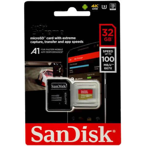 SDHC SanDisk micro SD 32GB EXTREME 100/60MB/s SDHC SanDisk micro SD 32GB EXTREME 100/60MB/s