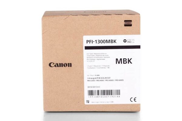 Tinta CANON PFI-1300 Matte Black Tinta CANON PFI-1300 Matte Black