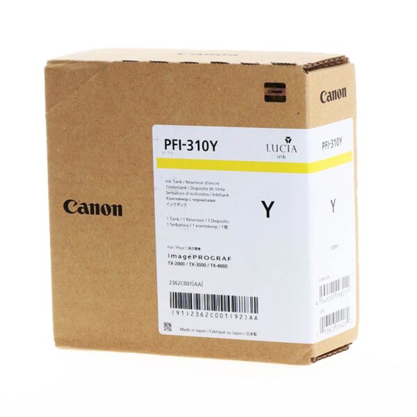 Tinta CANON PFI-310 Yellow Tinta CANON PFI-310 Yellow