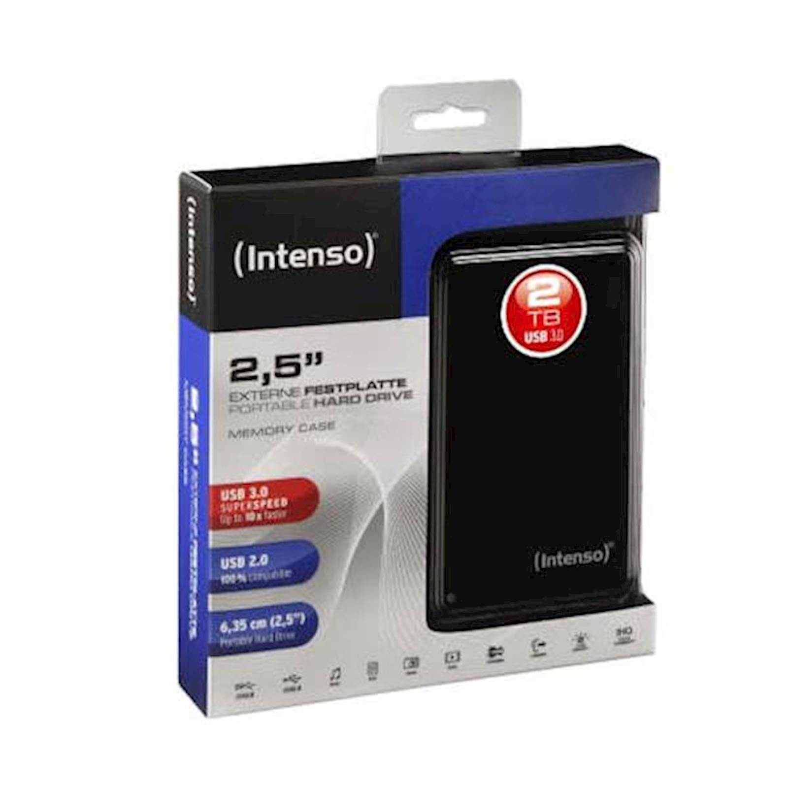 HDD Intenso EXT 2TB MEMORY CASE crni, USB 3.0
