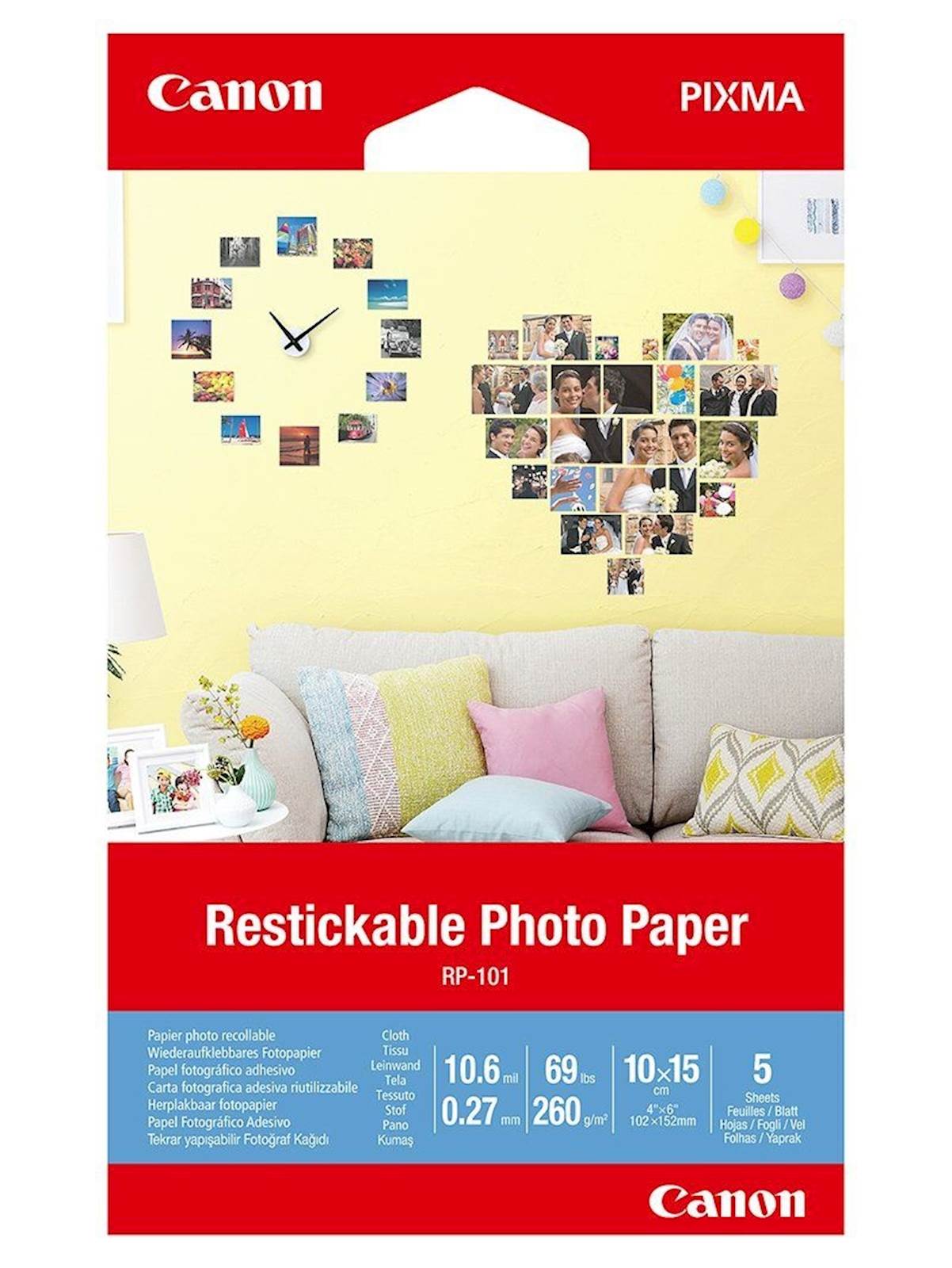 Papir CANON RP101 samoljepljivi