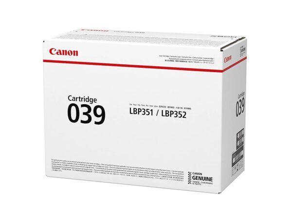 TONER CANON CRG-039 BK ZA LBP352x / LBP351x ZA 11.000 STRANA TONER CANON CRG-039 BK ZA LBP352x / LBP351x ZA 11.000 STRANA