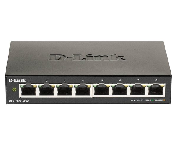 Switch DLINK 8-Port Gigabit Smart Managed V2 Switch DLINK 8-Port Gigabit Smart Managed V2