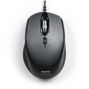Miš Port Office Pro Silent Wired - crni