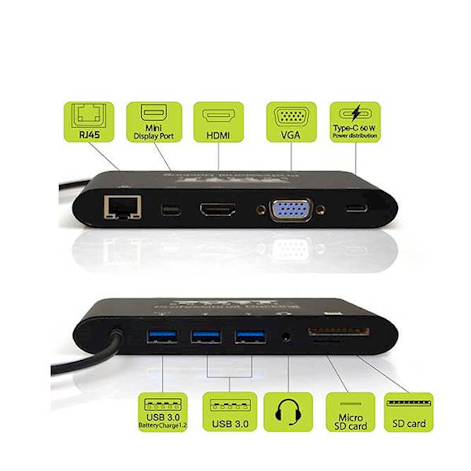 PORT Docking Station Type C, 1 x 4K