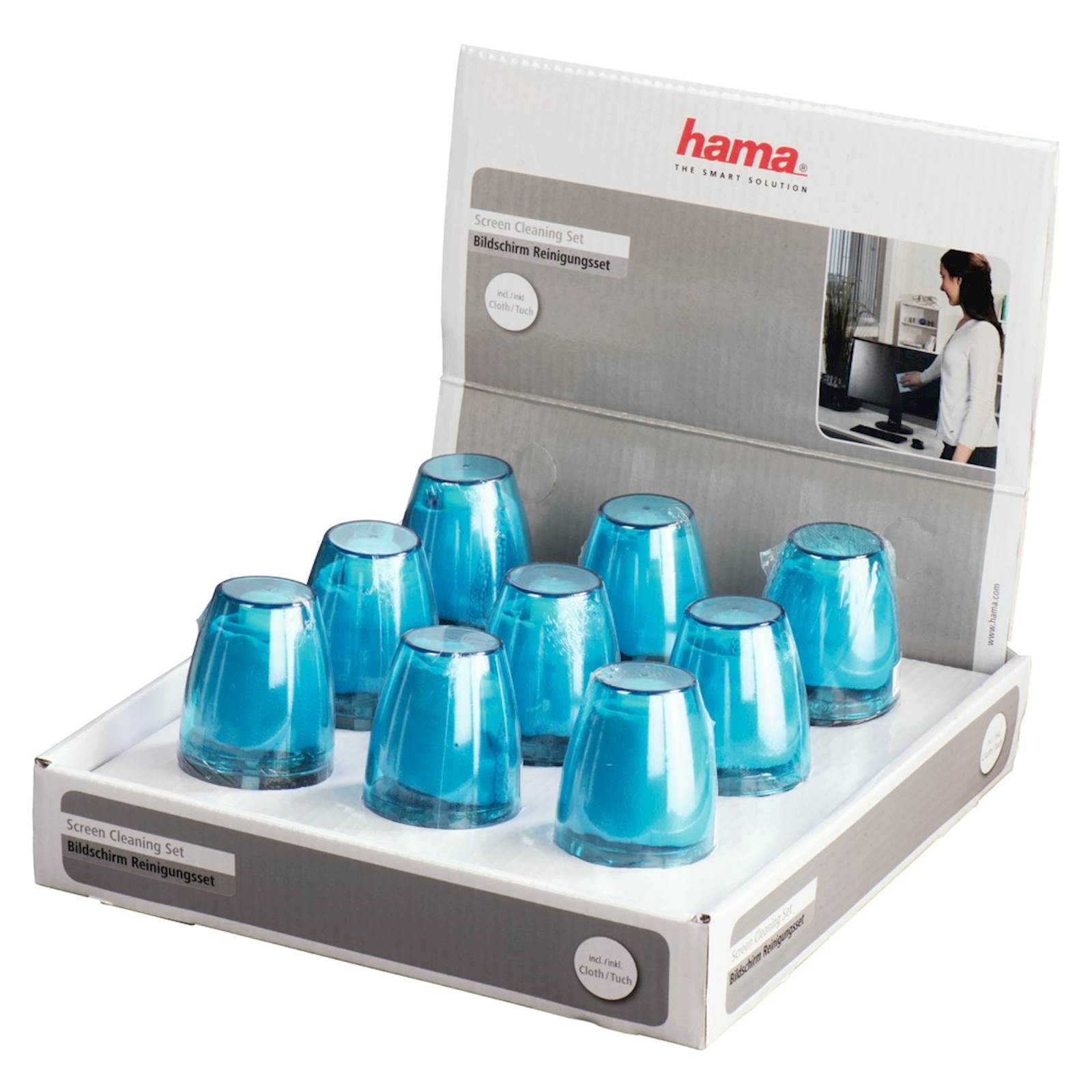 Set za čišćenje displeja Hama 40 ml,  9 komada