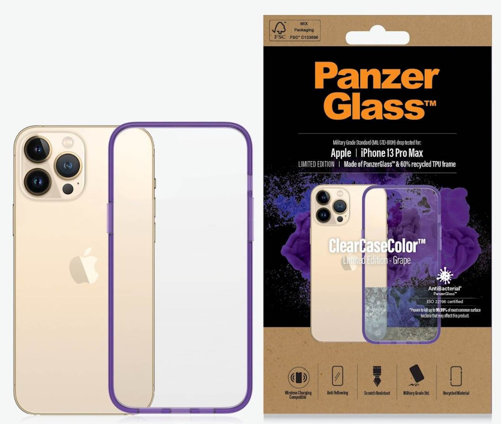 Providni okvir PG iPhone 13 Pro Max Grape