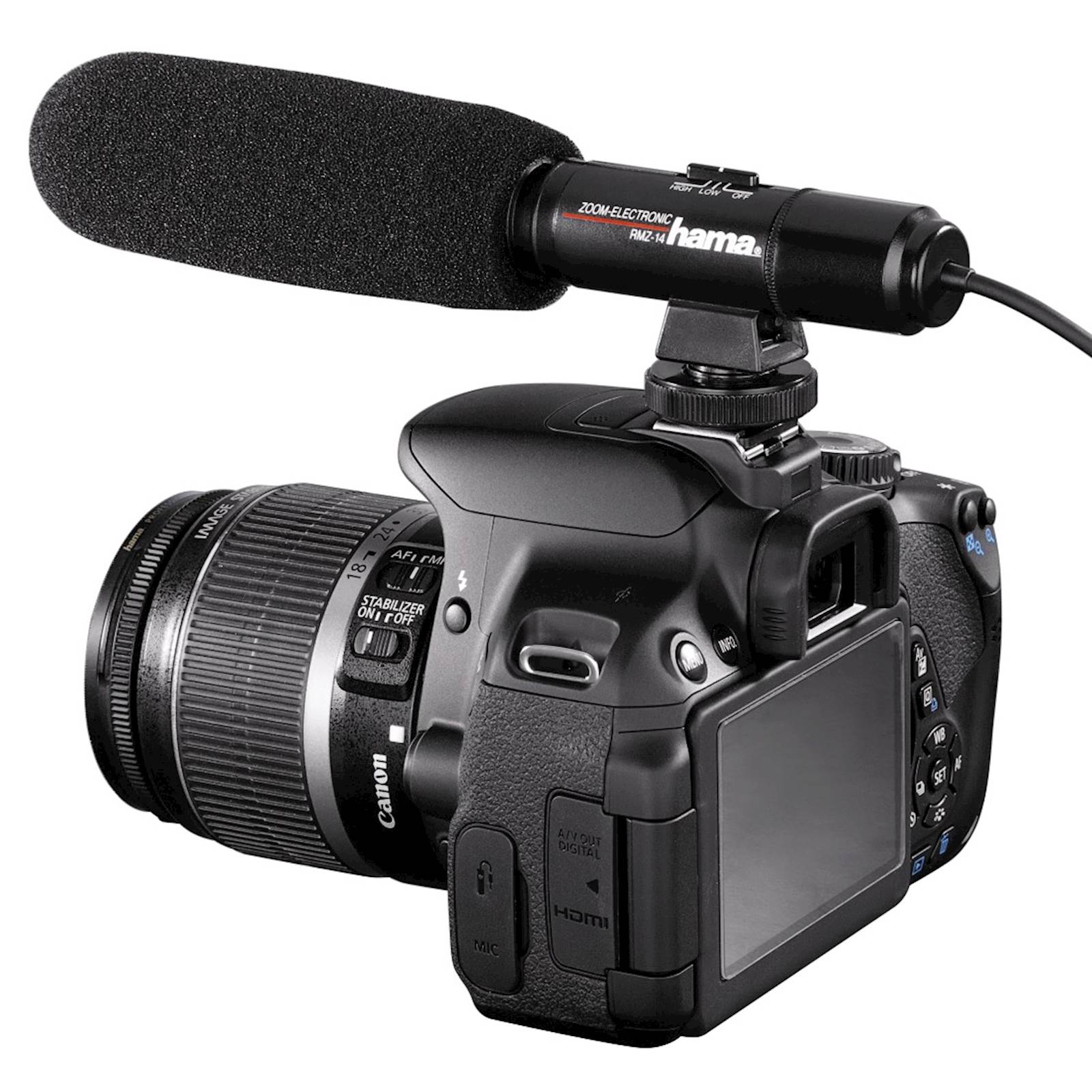 Mikrofon HAMA RMZ-14 direkcijski, stereo