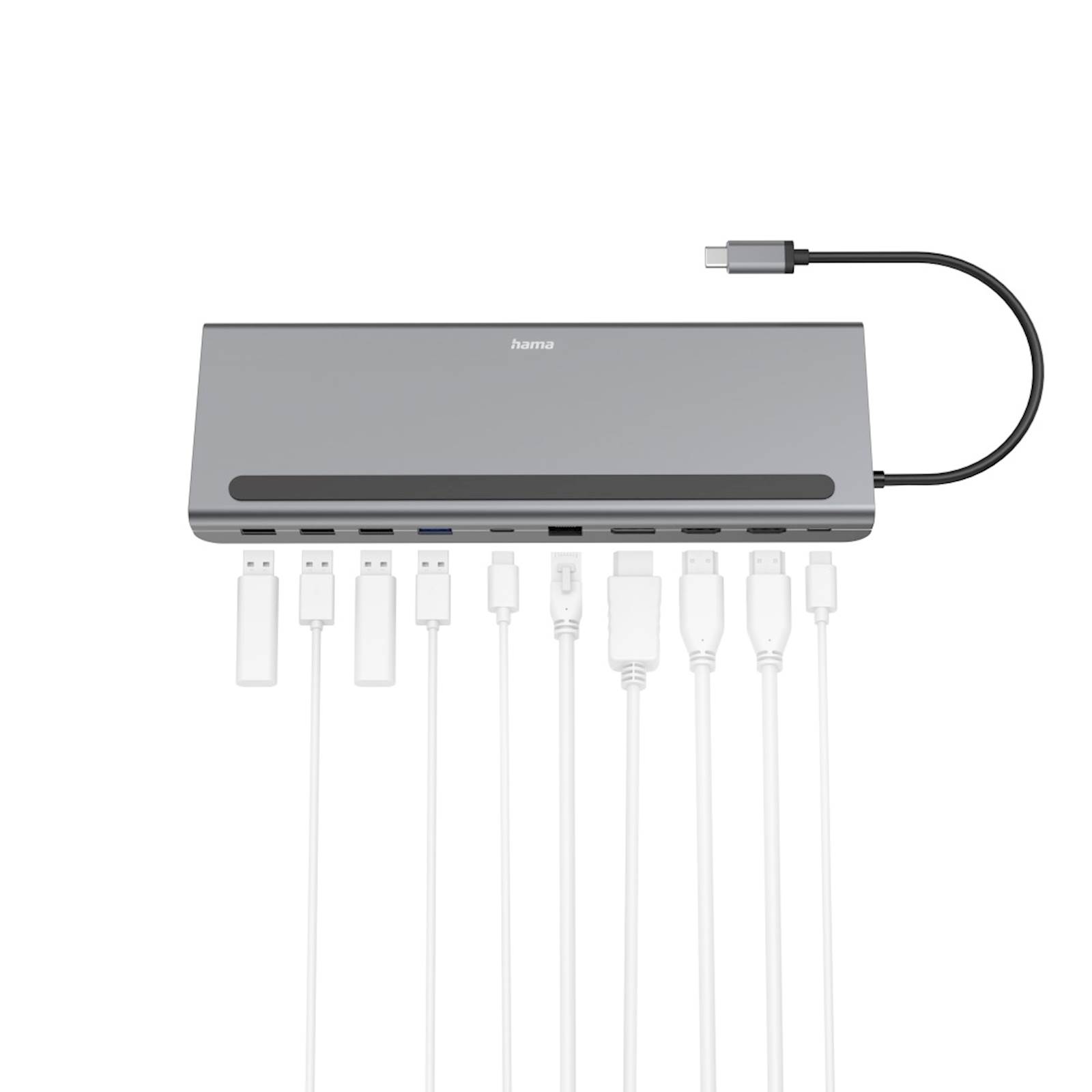 Docking station, USB-C, 10 portova