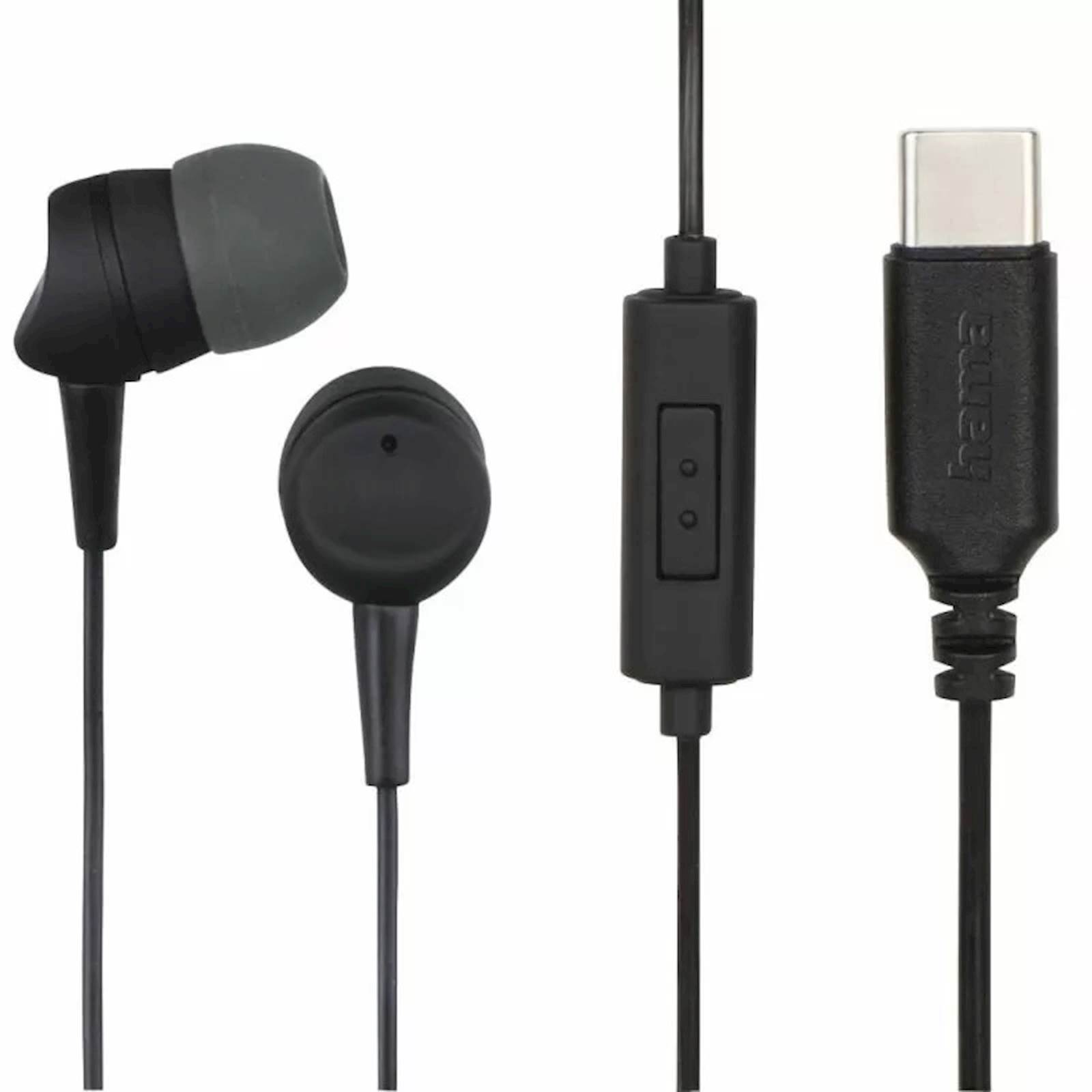 Slušalice Hama "Sea" In Ear, usb-c, crna