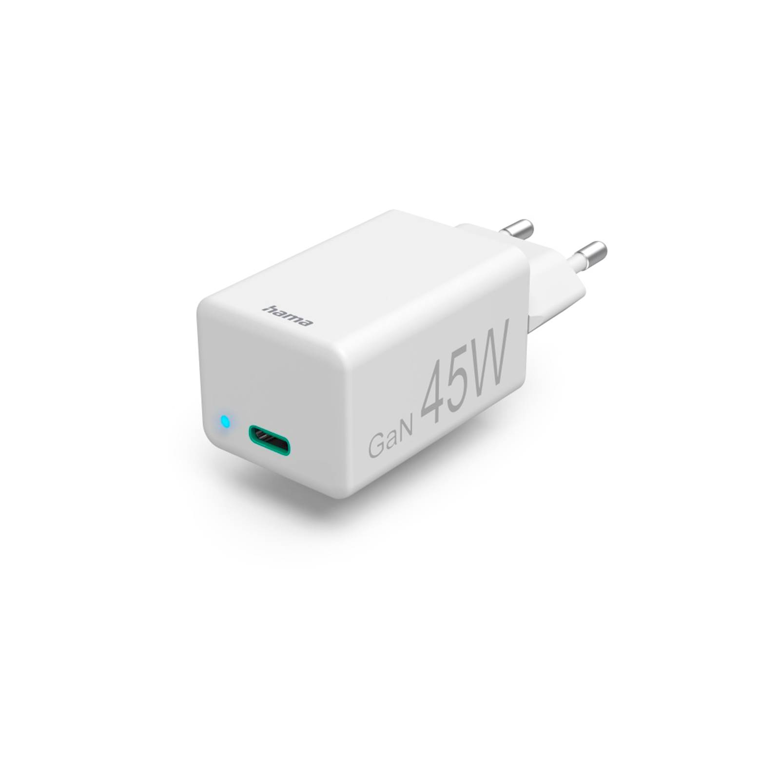 Punjač HAMA USB-C, 45W, bijeli