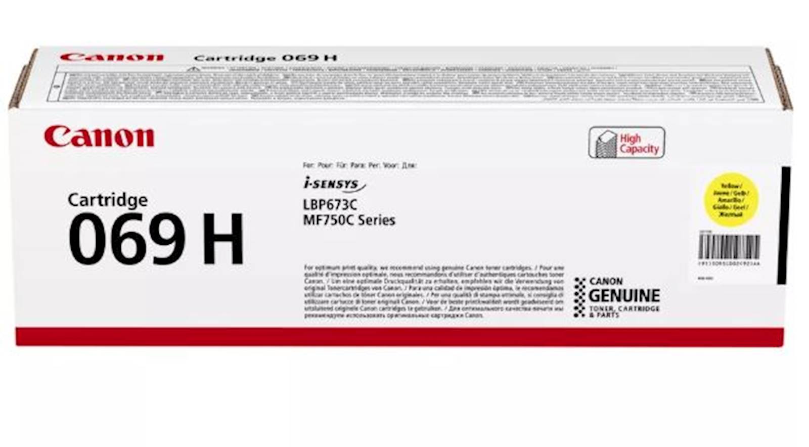 Toner CANON CRG069H Y za LBP673Cdw