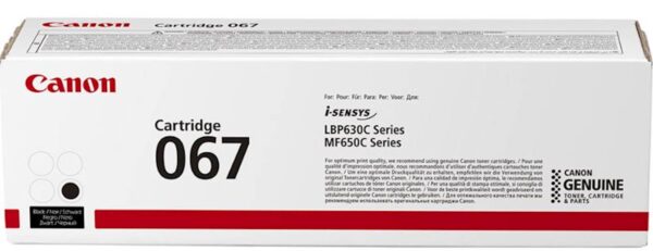 Toner CANON CRG067 BK za MF650C i LBP630C za 1350 str Toner CANON CRG067 BK za MF650C i LBP630C za 1350 str