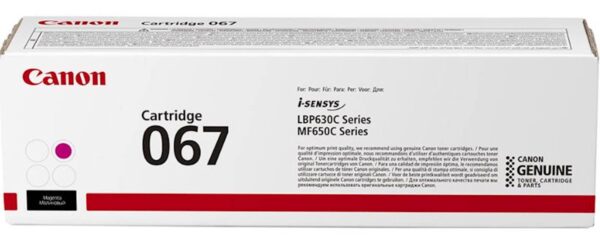 Toner CANON CRG067 M za MF650C i LBP630C 1250 str Toner CANON CRG067 M za MF650C i LBP630C 1250 str