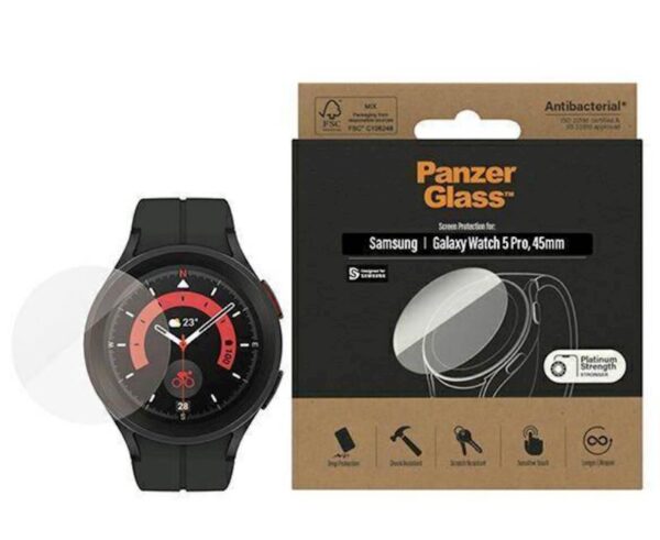 Zaštitno staklo PanzerGlass Galaxy Watch 5 Pro 45mm Zaštitno staklo PanzerGlass Galaxy Watch 5 Pro 45mm