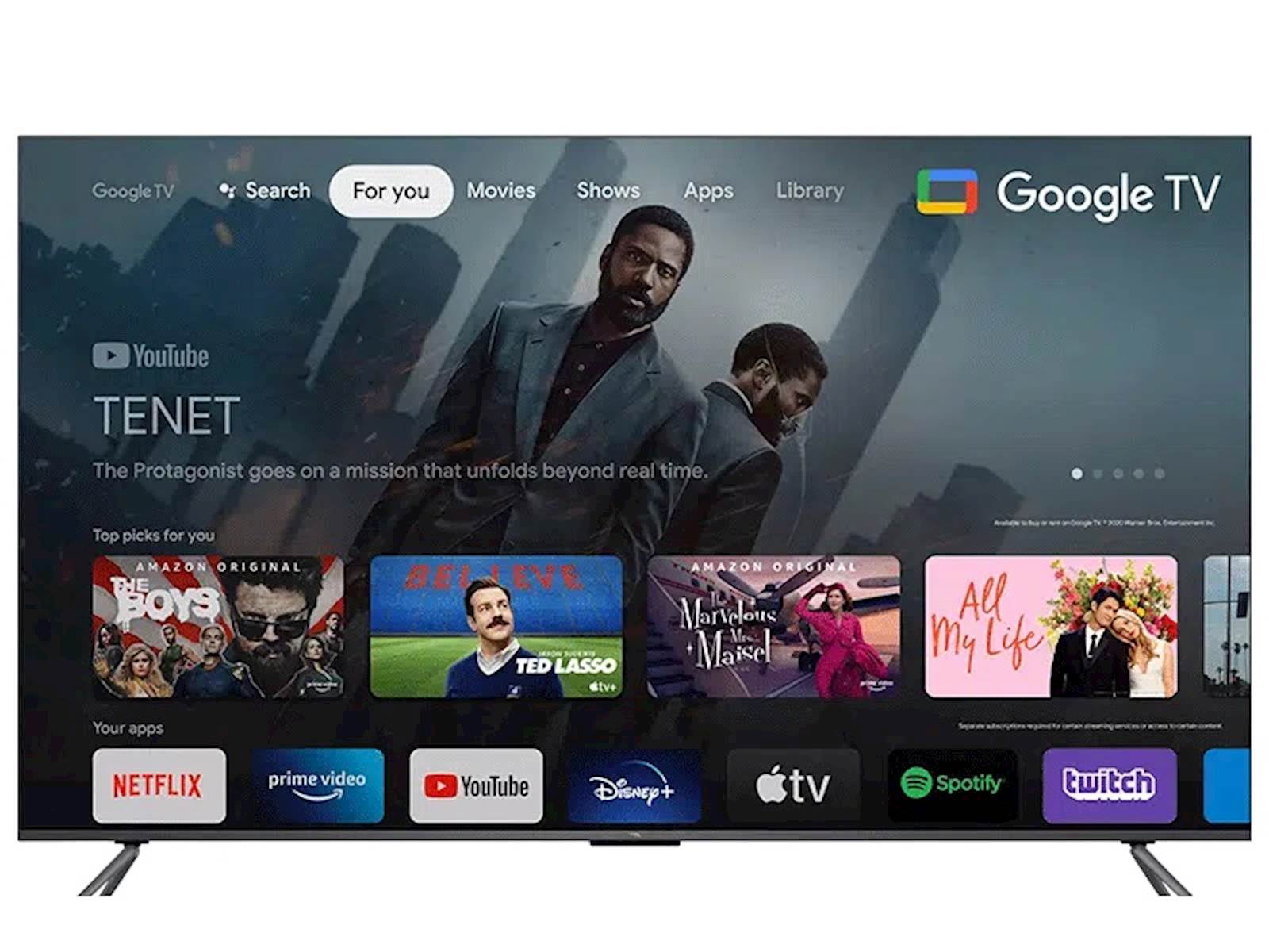 TV TCL Qled 85C645 Google TV