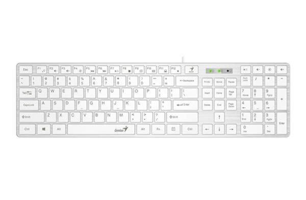 Tastatura Genius Slimstar 126 USB bijela Tastatura Genius Slimstar 126 USB bijela