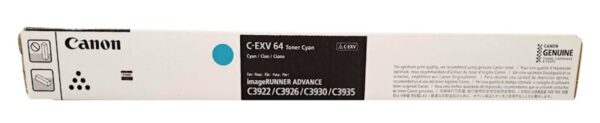 Toner CANON C-EXV 64 Cyan Toner CANON C-EXV 64 Cyan